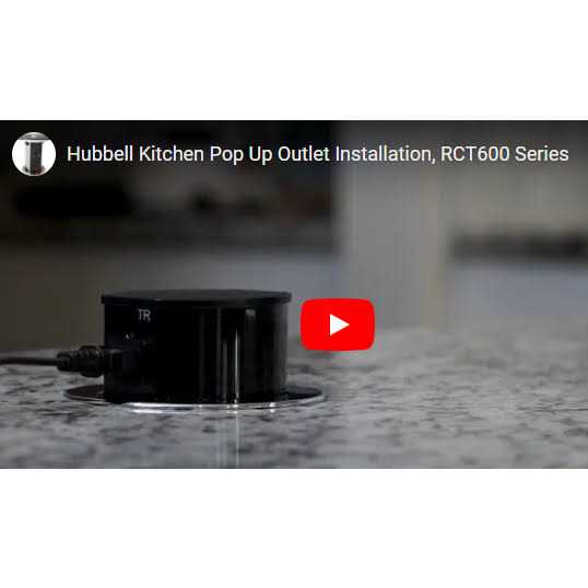 Hubbell RCT600W 15A Tri-Power Pop Up Surface White - Image 4