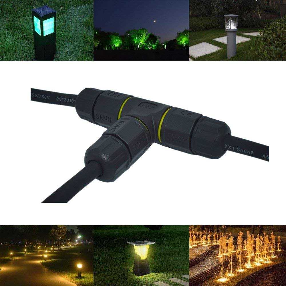 ELifeApply 3 Way Junction Box IP68 Waterproof Electrical Junction Box 2 Pin/3 Pin/4 Pin Junction Box Outdoor Cable Connector for Underground/Outdoor - Image 4