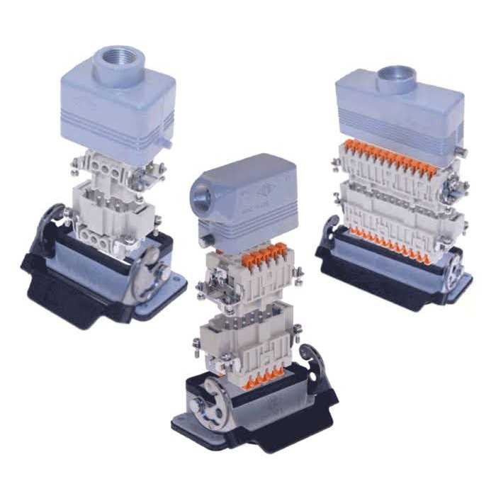 Connector insert ILME CNEM-24T, Male, 24-pole + PE, Plastic body, Screw terminals, Silver-plated contacts, cRUus and CE rated - Image 2