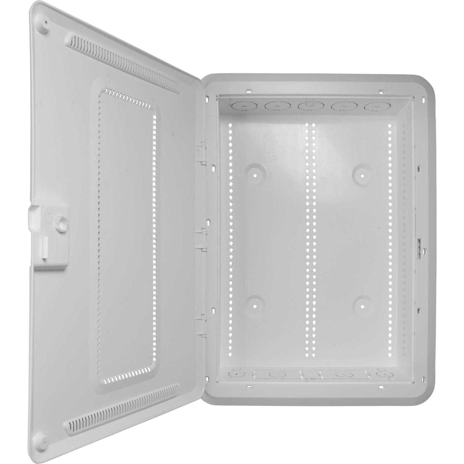 On-Q/Legrand ENP2050NA Plastic Enclosure With Hinged Door and Trim
