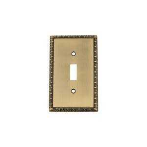 Nostalgic Warehouse Egg & Dart Single Toggle Switch Plate - Image 4