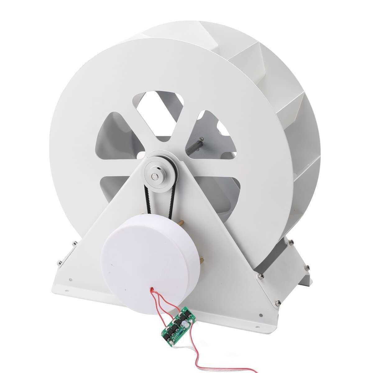 TABODD 50W 100W Micro Hydroelectric Turbine Generator Low-Speed Hydro Water Wheel Generator for Household Outdoor Lighting Generation Power