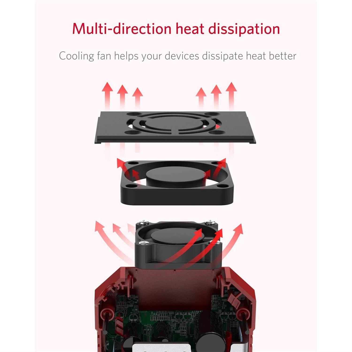 Bestek 300Watt Pure Sine Wave Power Inverter Car Adapter DC 12V to AC 110V with 4.2A Dual Smart USB Ports - Image 5