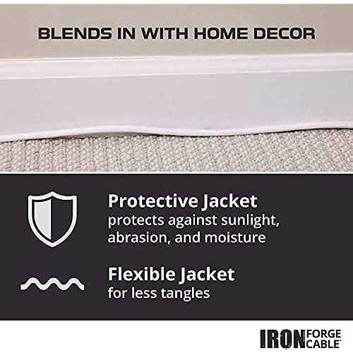 Iron Forge Cable Outdoor Extension Cord with 3 Electrical Power Outlets - Image 5