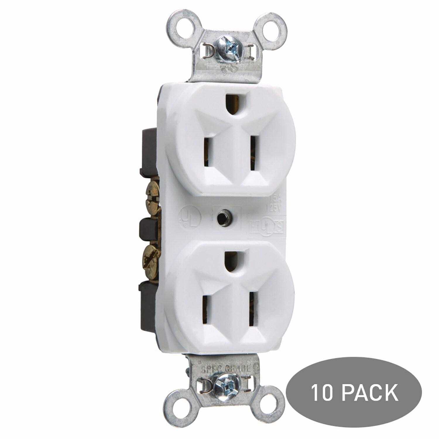 Legrand 15-Amp 125-volt Commercial Duplex Outlet - Image 2