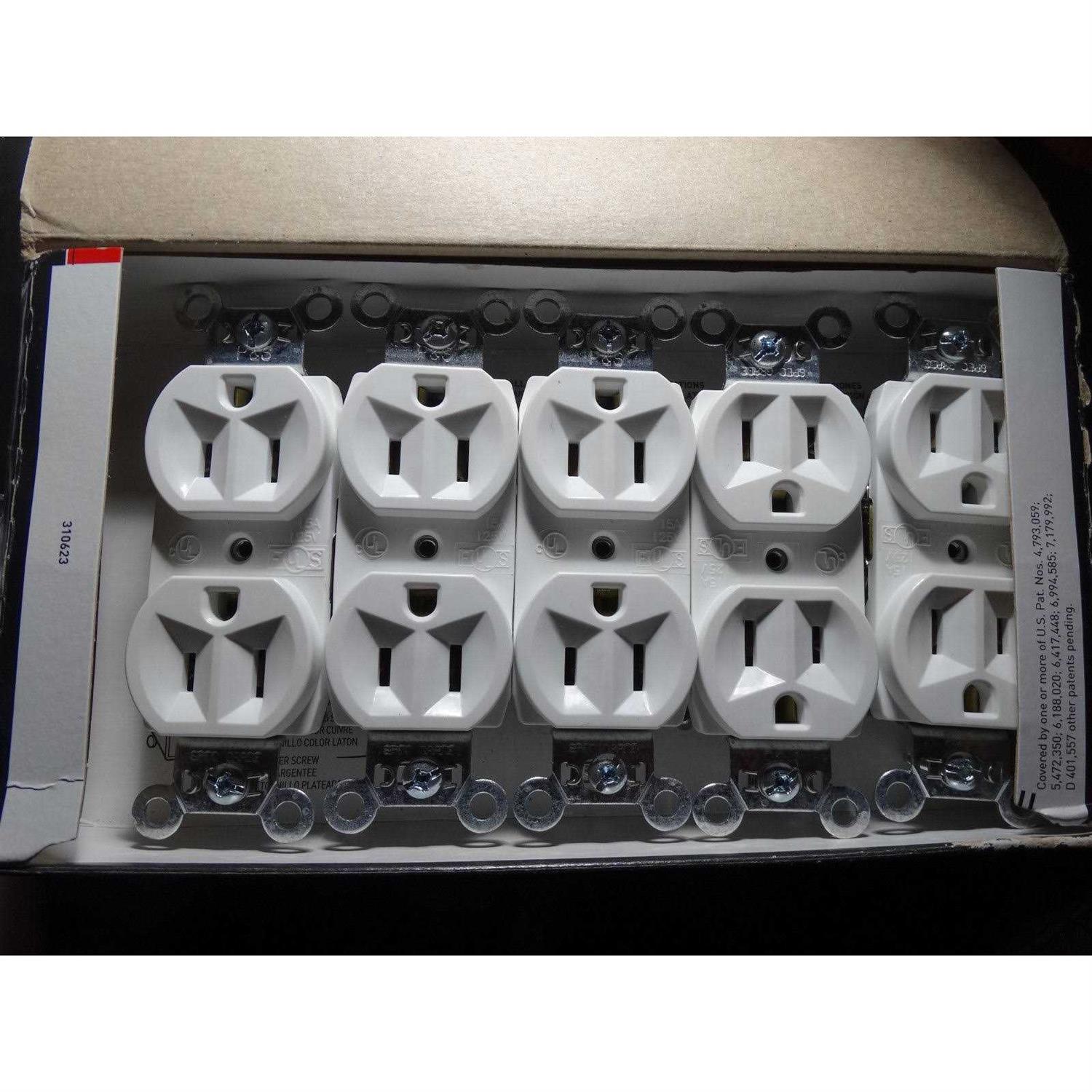 Legrand 15-Amp 125-volt Commercial Duplex Outlet - Image 4