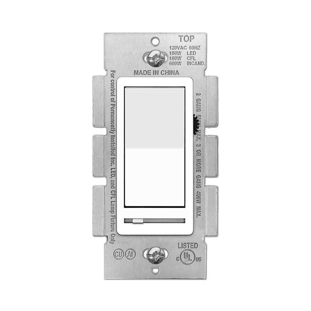 LED Wall Dimmer Switch for LED Lights,Three Way & Single Pole,150W LED and CFL Compatible