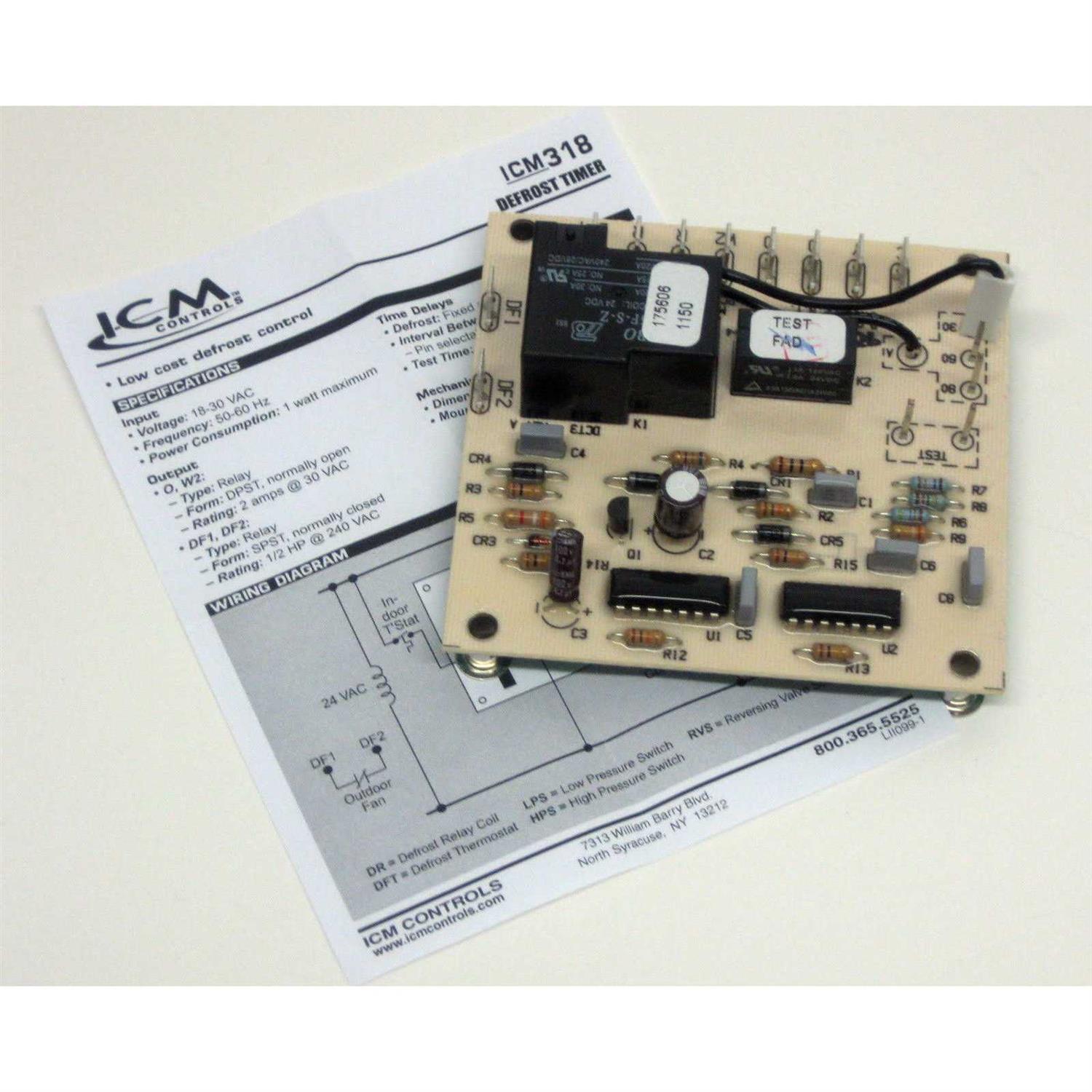 ICM Controls ICM318 Defrost Control