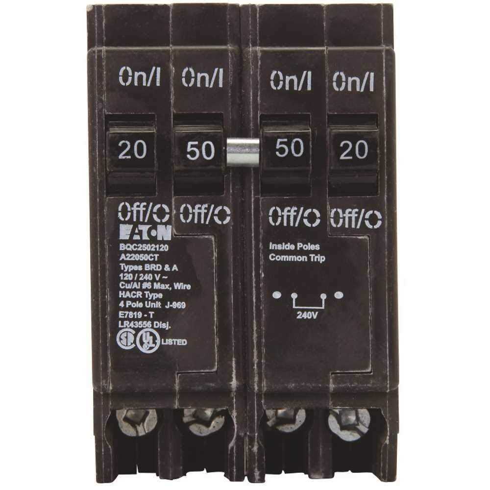 BQC2502120 Eaton Quad Circuit Breaker