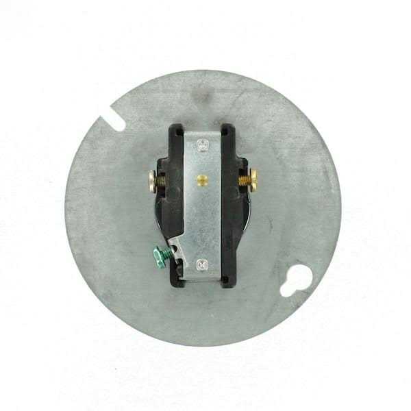 Leviton 5059 Brown Single Receptacle On 4-in Cover - Image 5