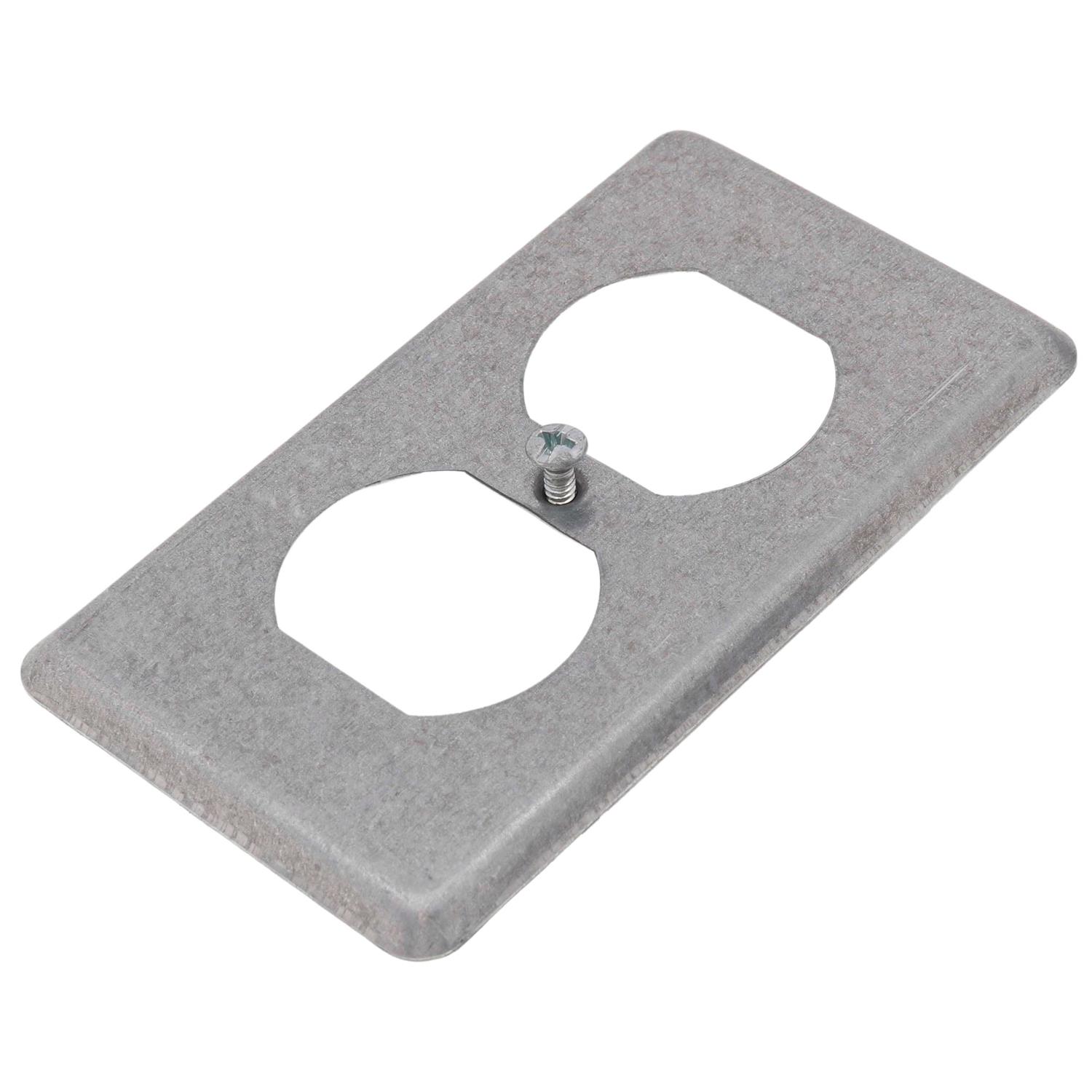 Thomas & Betts Duplex Receptacle Steel Handy Box Cover 58-C-7 - Image 3