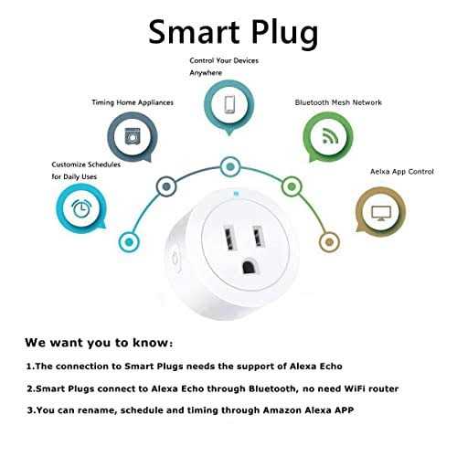 Beysen Bluetooth Mesh Smart Plug, Simple Set Up, Alexa App Remote Control and Alexa Voice Control - Image 2
