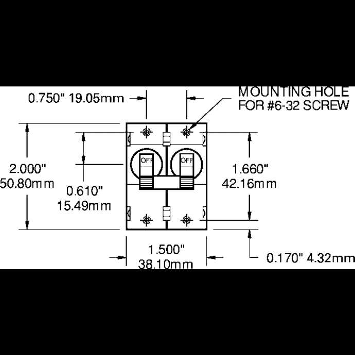 Blue Sea 7241 A-Series Double Pole Toggle - Image 4