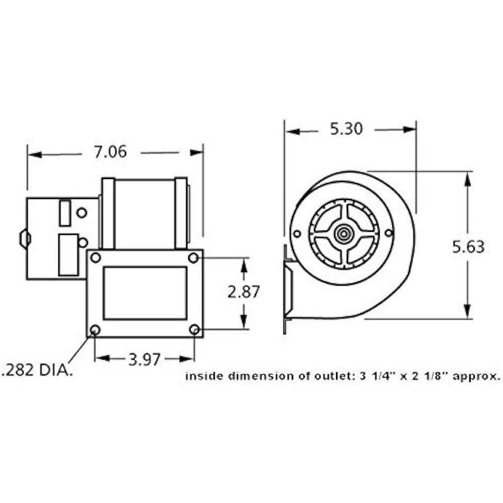 Fasco A166 Blower Motor,115V,3200 rpm - Image 2