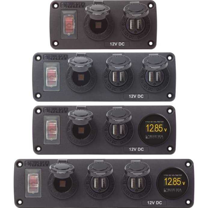 Blue Sea 4363 Water Resistant USB Accessory Panels - Image 3