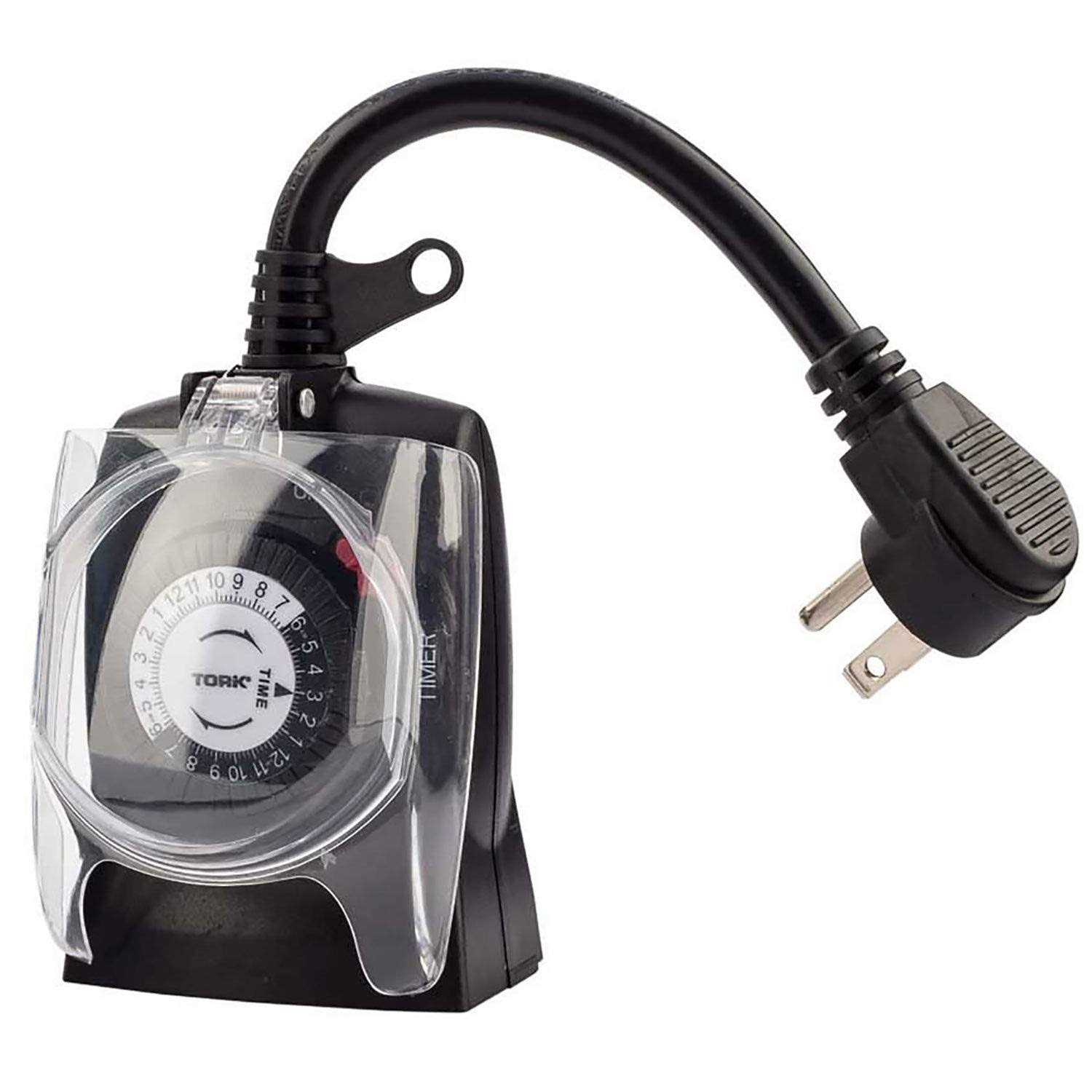 Tork 602B Mechanical Outdoor Plug-In Timer
