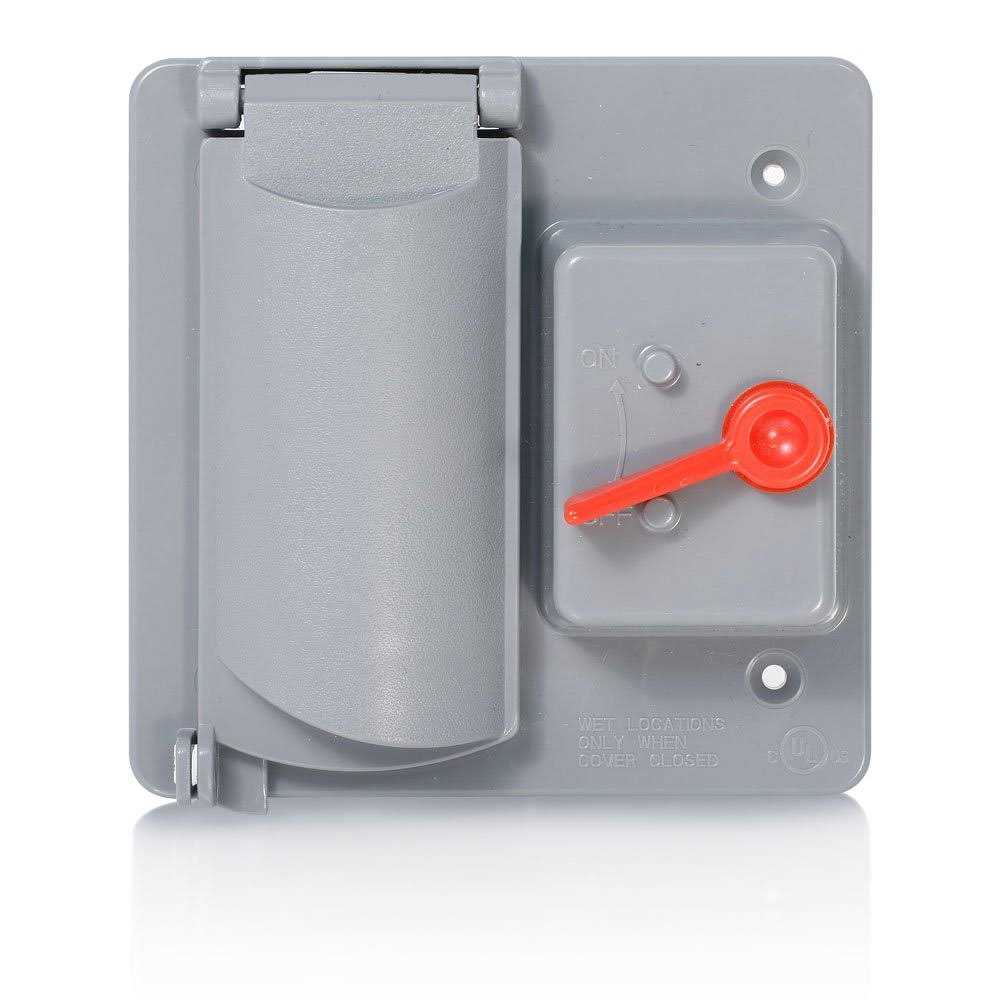 Leviton WP2SG-GY Weatherproof Cover