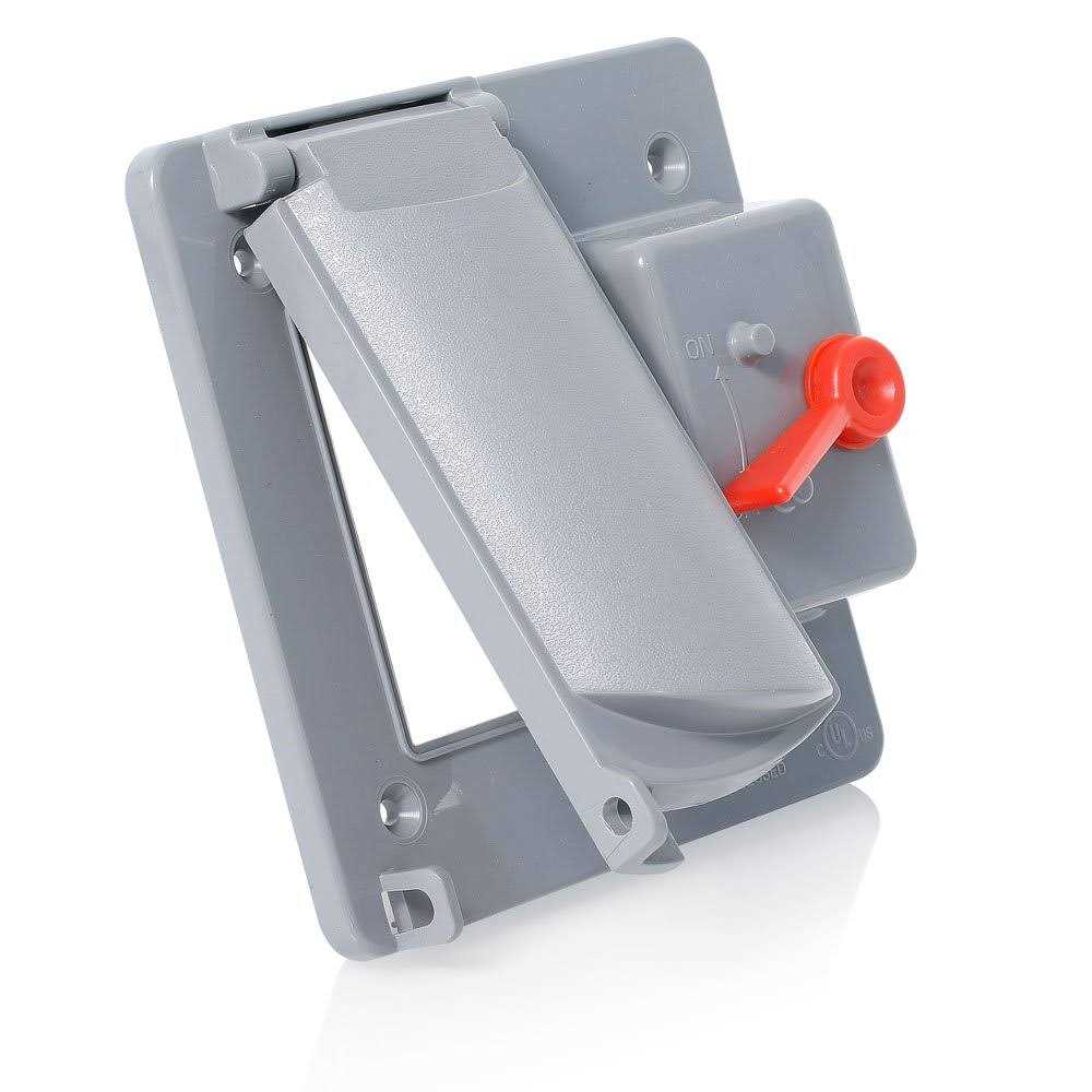 Leviton WP2SG-GY Weatherproof Cover - Image 2