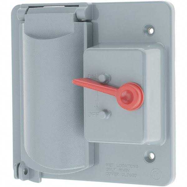 Leviton WP2SG-GY Weatherproof Cover - Image 3