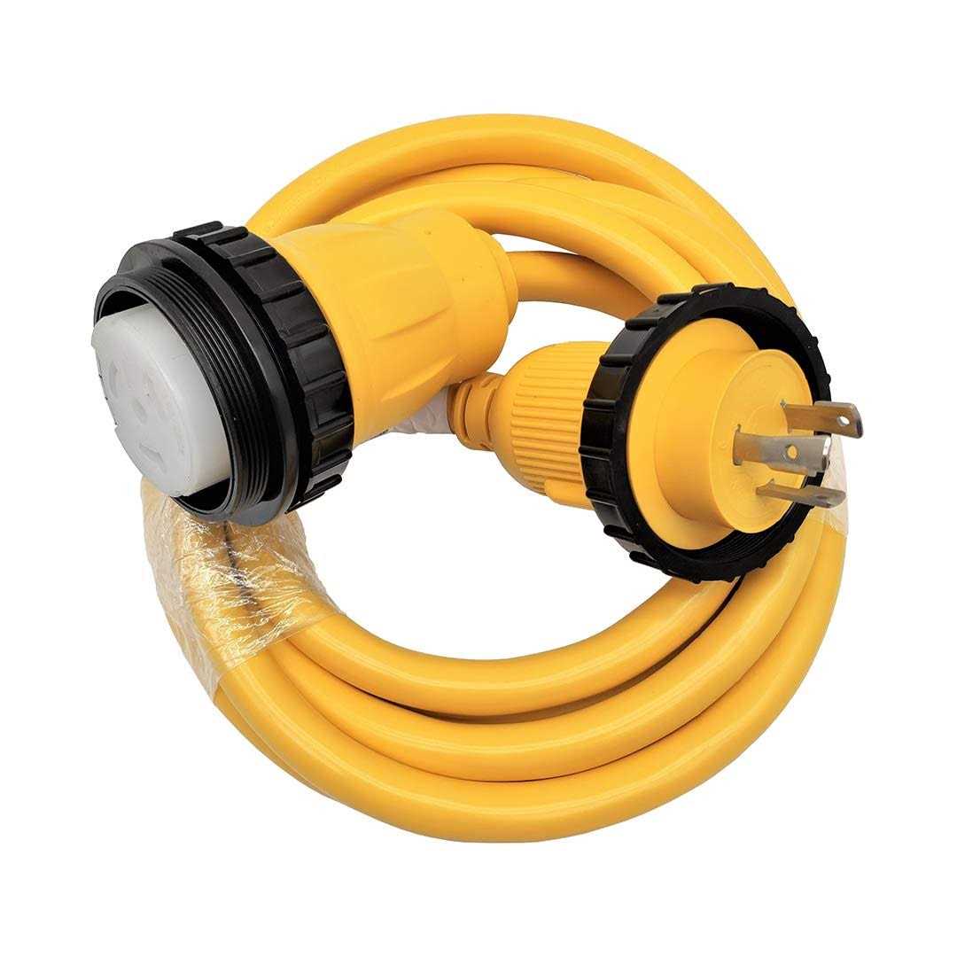 Parkworld 692002 Shore Power Adapter Cord RV 30A L5-30p Male to Marine 50A Ss2-50r Female - Image 5