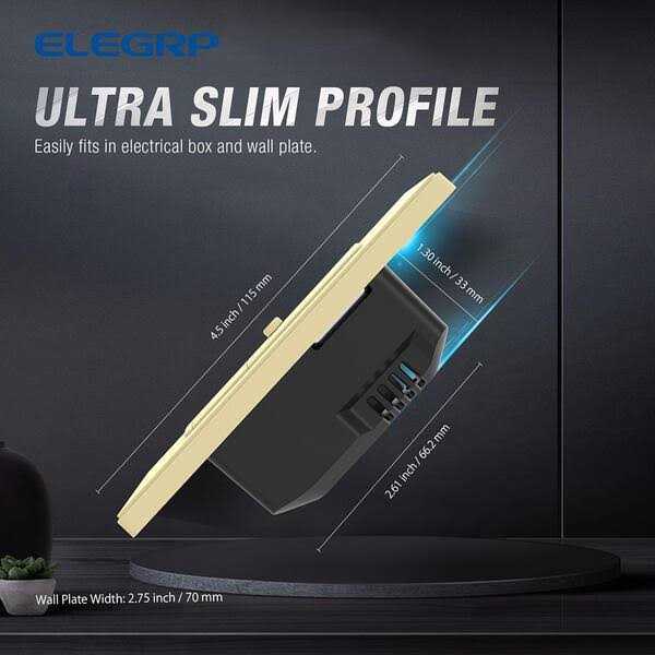 ELEGRP 150-Watt Slide Single Pole or 3-Way Dimmer - Image 5