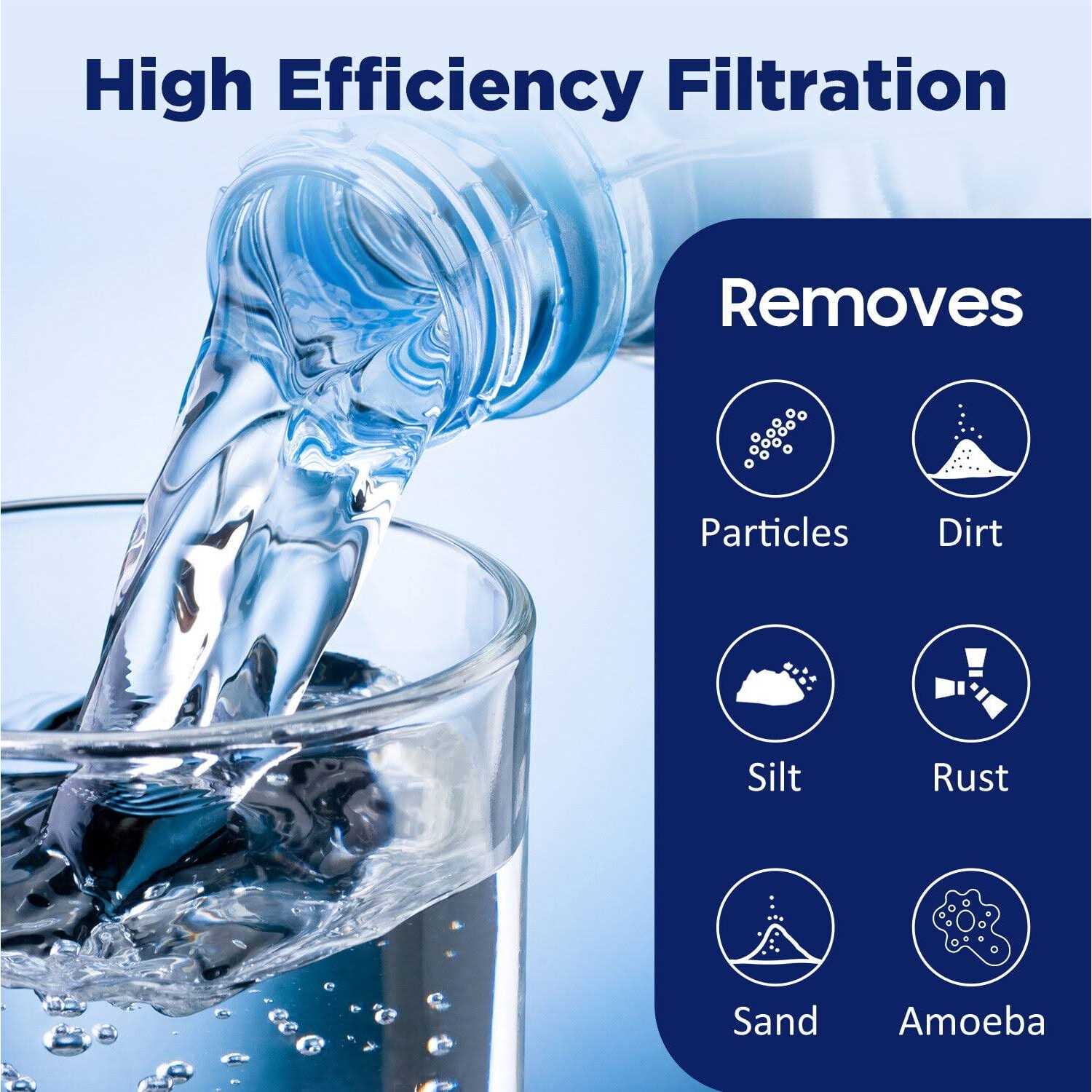 Membrane Solutions String Wound Whole House Water Filter Replacement Cartridge Universal Filter Reduces Sediment, Dirt, Rust and Particles - Image 5