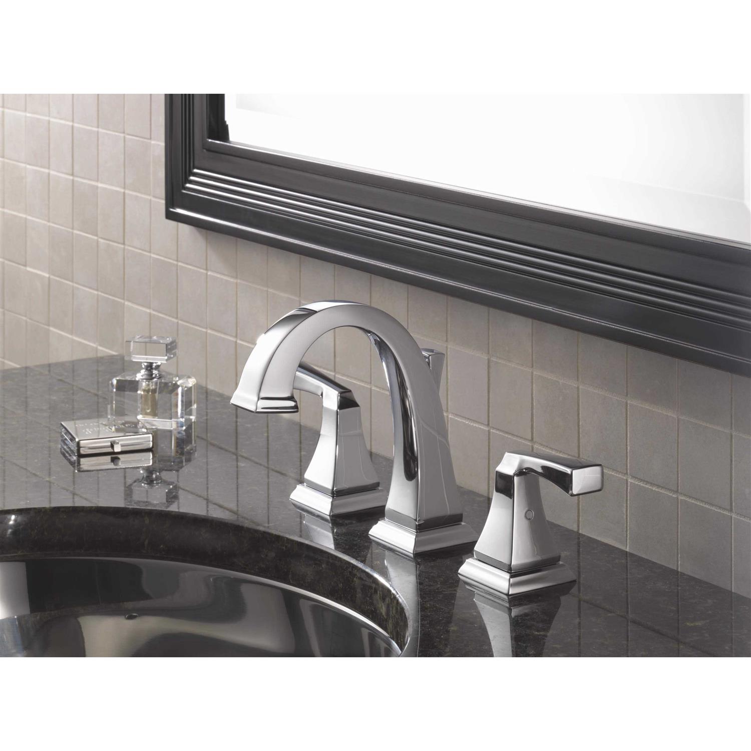 Delta Dryden Two Handle Bathroom Widespread Faucet 3551