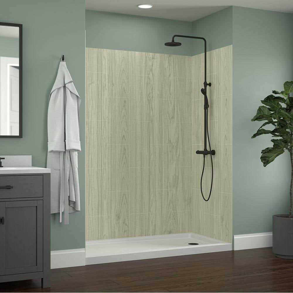 Foremost GFS424278 Jetcoat 42 x 42 x 78 Two Panel Corner Shower Wall Kit - Image 5