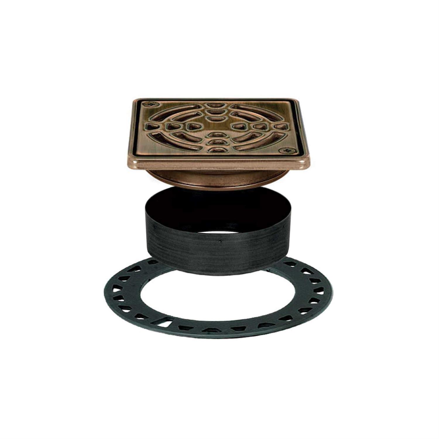 Schluter Kerdi-Drain Grate Kit 4 Oil-Rubbed Bronze