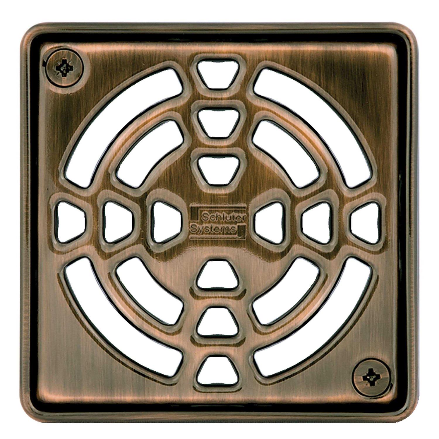 Schluter Kerdi-Drain Grate Kit 4 Oil-Rubbed Bronze - Image 5