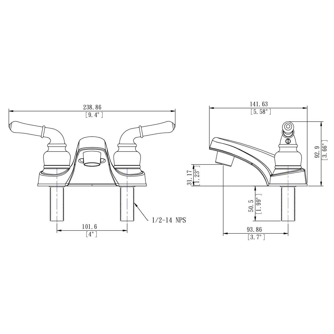 Pacific Bay Lynden Bathroom Faucet - Image 3