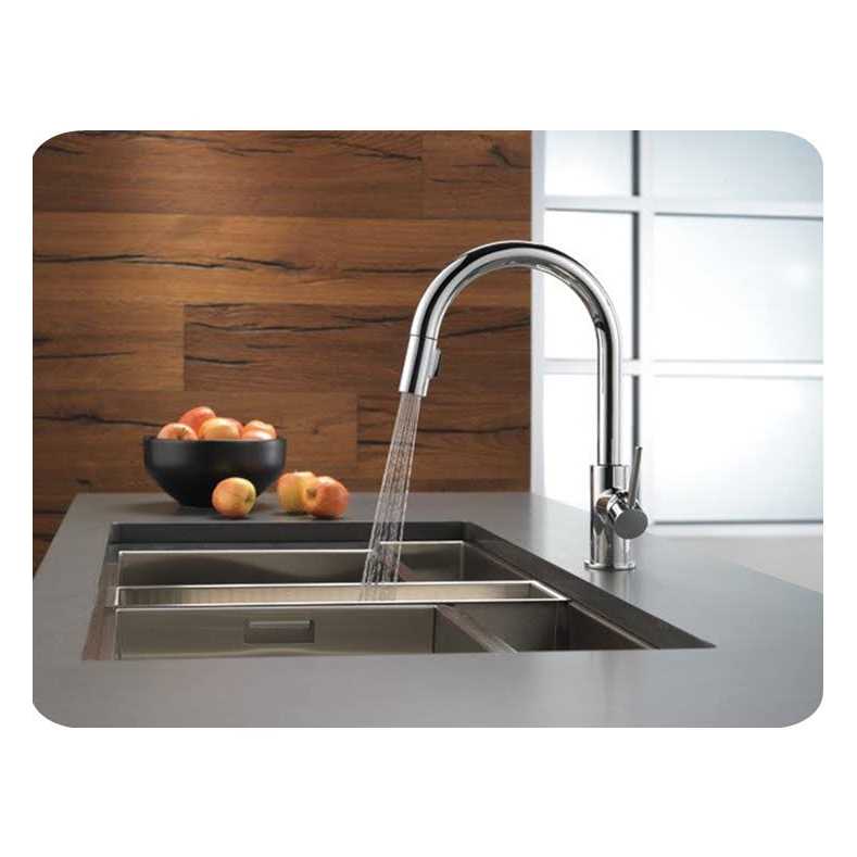 Delta Trinsic Single Handle Pull Down Kitchen Limited Swivel - Image 5