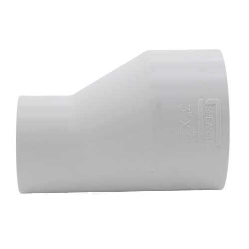 Spears 429-338E 3x2 PVC Eccentric Reducing Coupling Socket Sch40 - Image 2