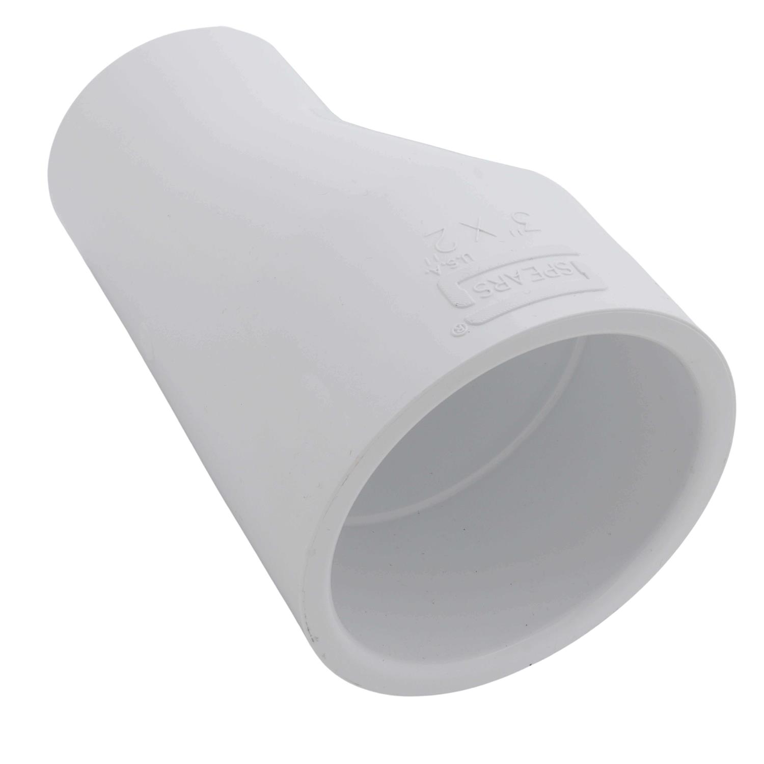 Spears 429-338E 3x2 PVC Eccentric Reducing Coupling Socket Sch40 - Image 4