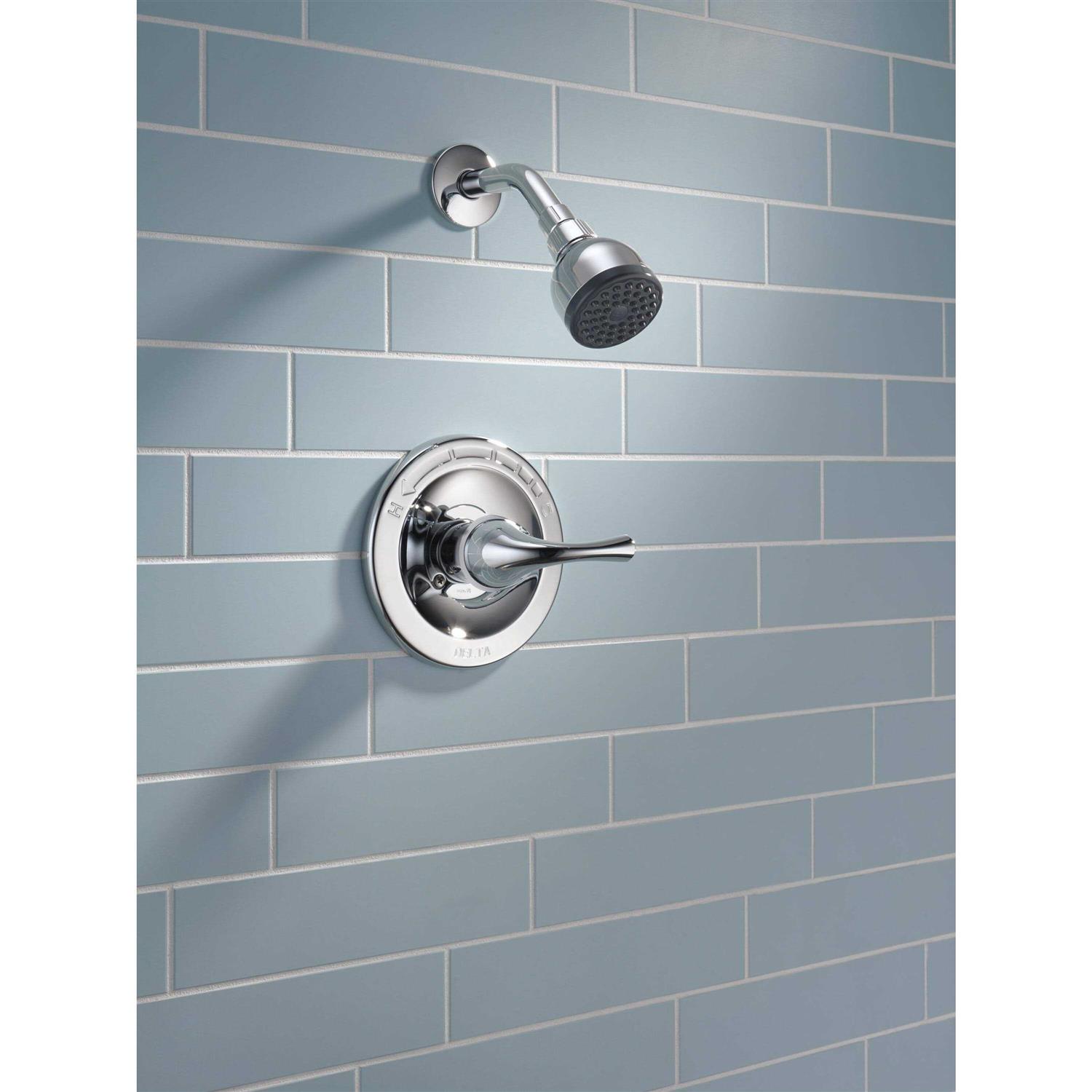 Delta Foundations B112915c Chrome 1-Handle Shower Faucet w/ Valve - Image 3