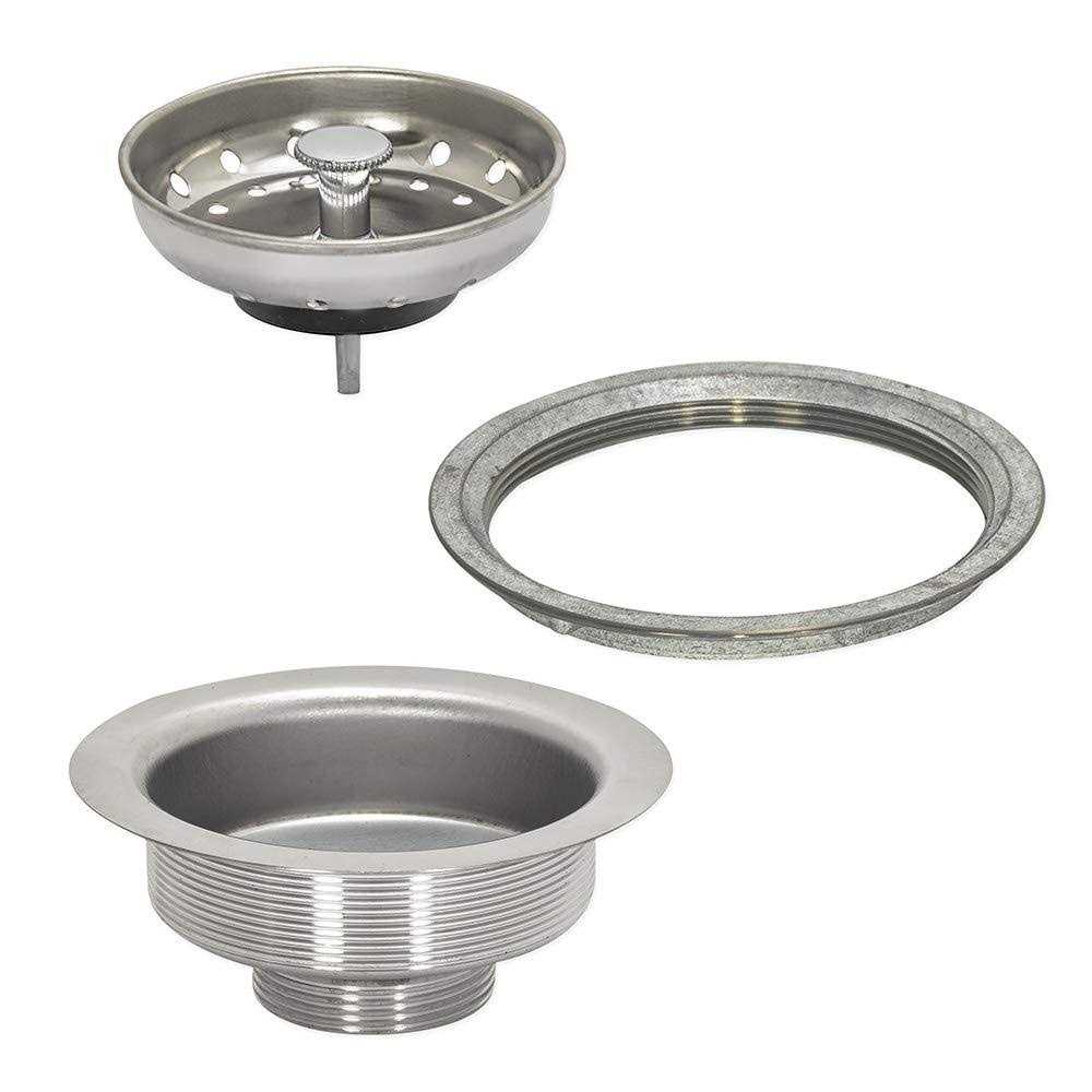 EZ-FLO Kitchen Sink Strainer with Flange and Brass Slip-Joint Nut - Image 2