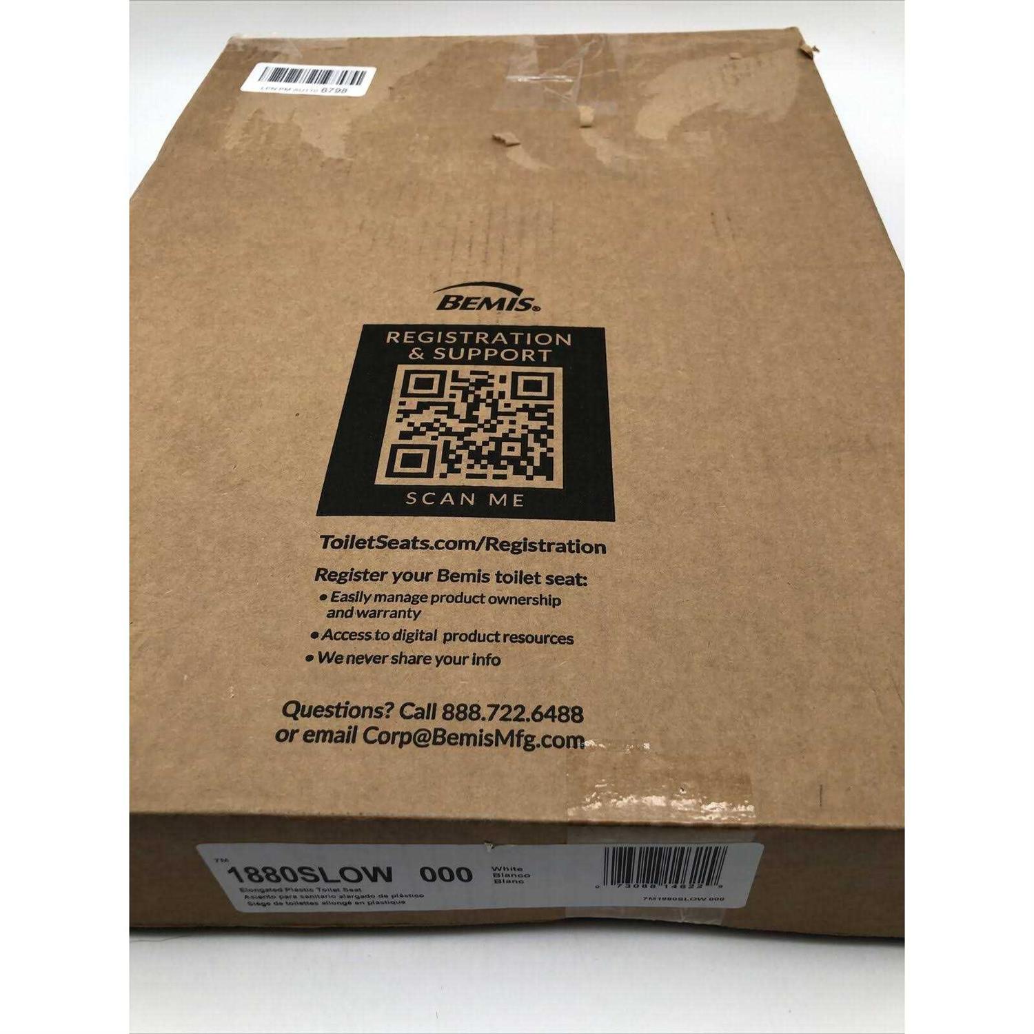 Mayfair Elongated Plastic Toilet Seat - Image 2