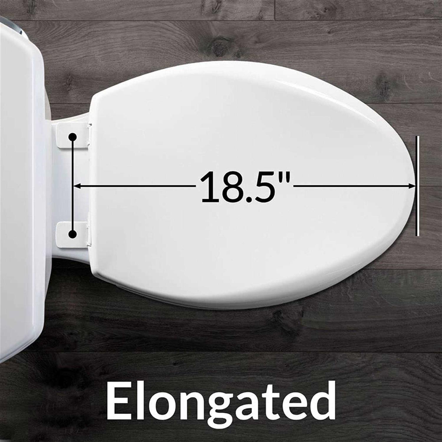 Mayfair Elongated Plastic Toilet Seat - Image 3