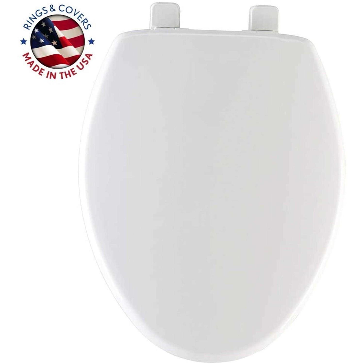 Mayfair Elongated Plastic Toilet Seat - Image 4