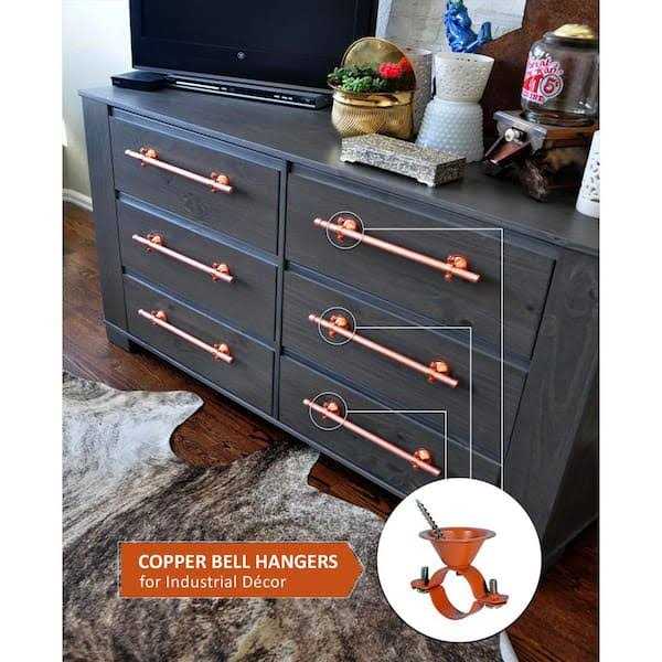 The Plumber's Choice Pipe Bell Hanger in Copper Plated Steel - Image 5