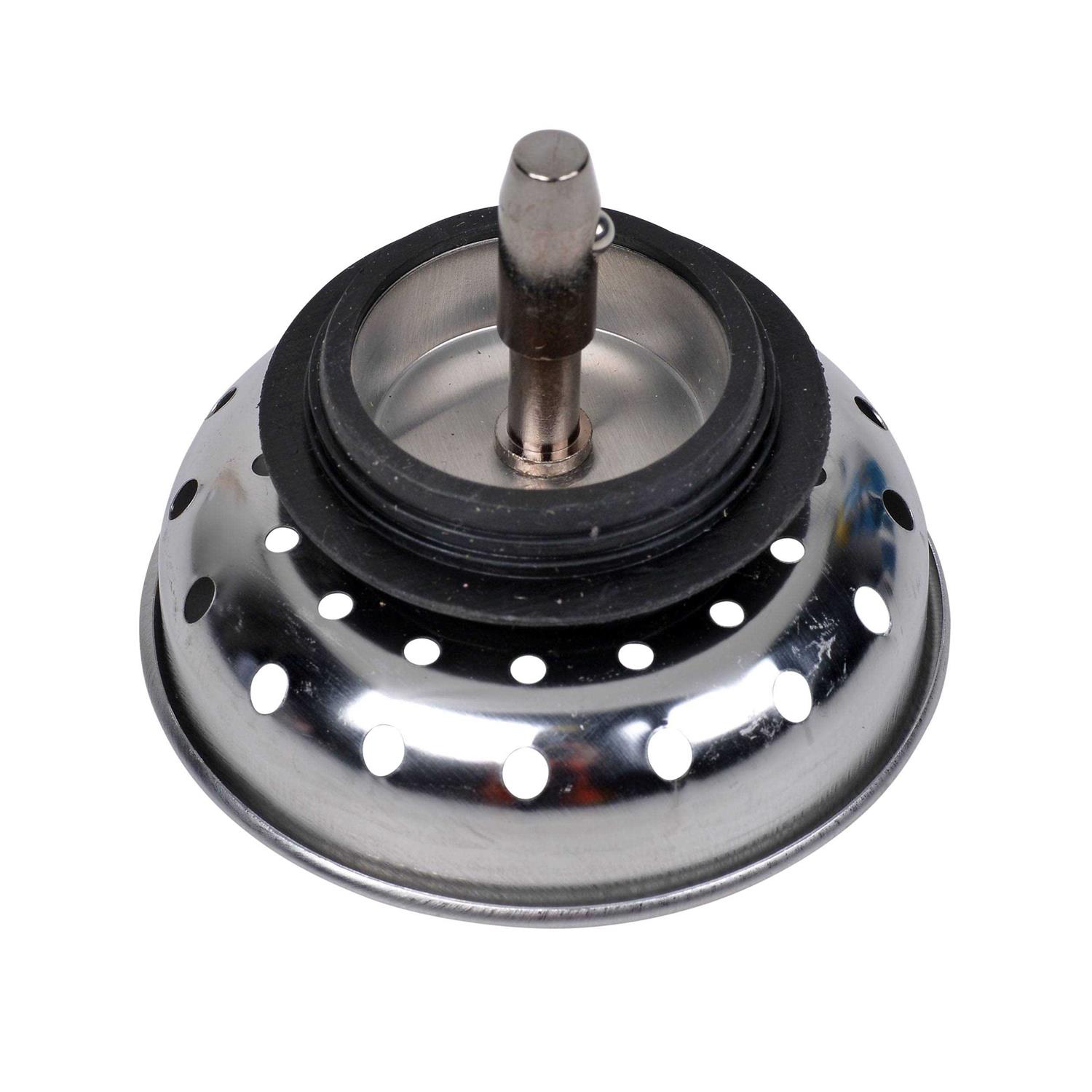 Dearborn 15BN Snap-N-Tite Locking Cup Sink Basket Strainer with Brass Nuts