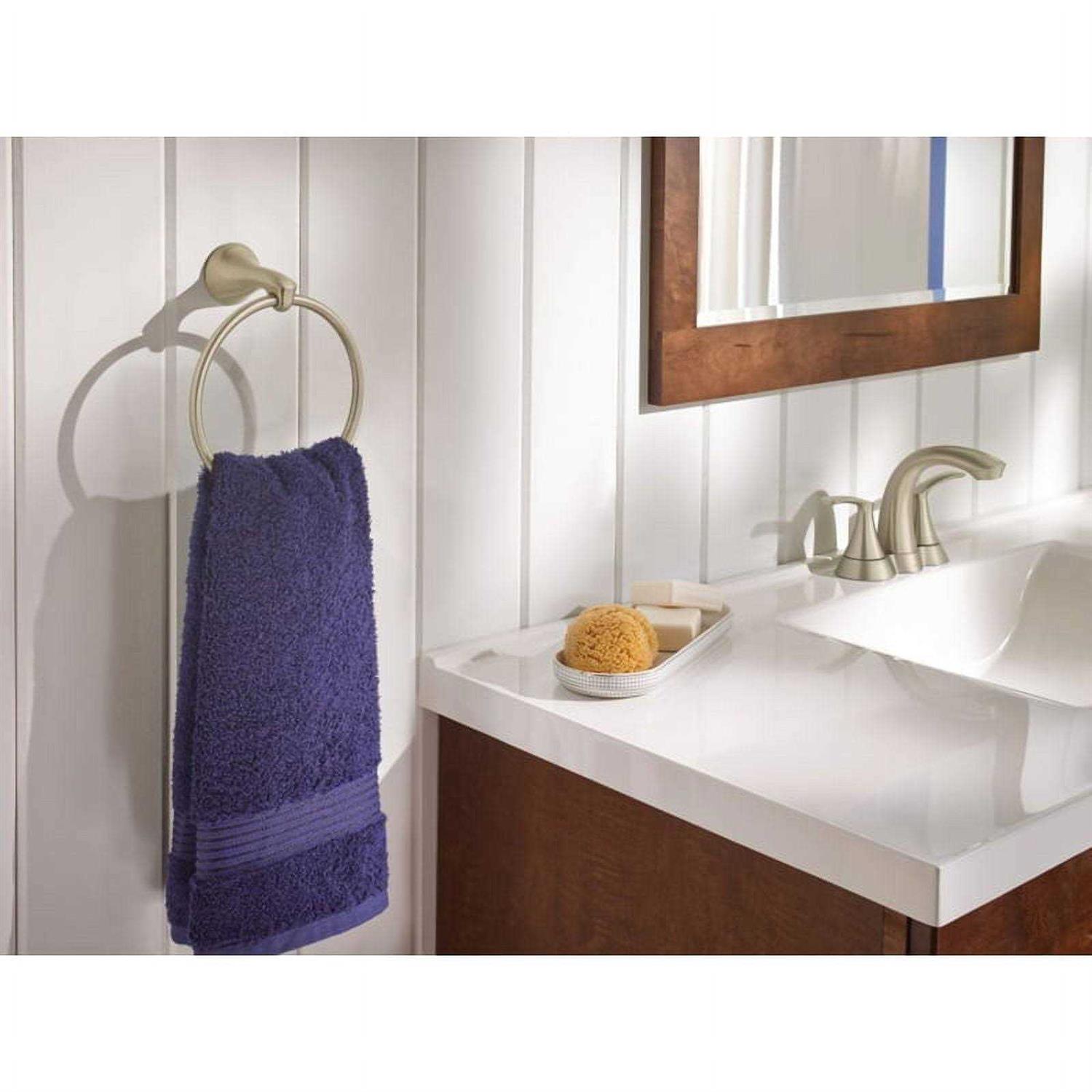 Brushed Nickel 2-Handle Moen Darcy Bathroom Faucet - Image 2