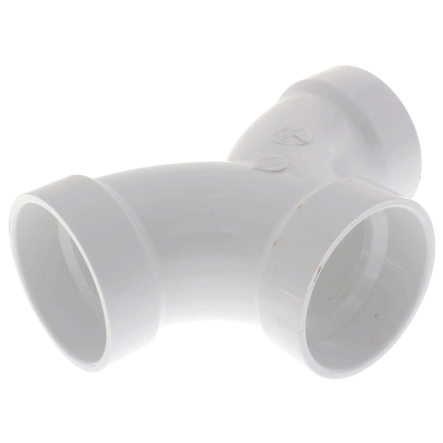 Spears P327-020 2 PVC DWV Double 1/4 Bend HUBXHUBXHUB - Image 3