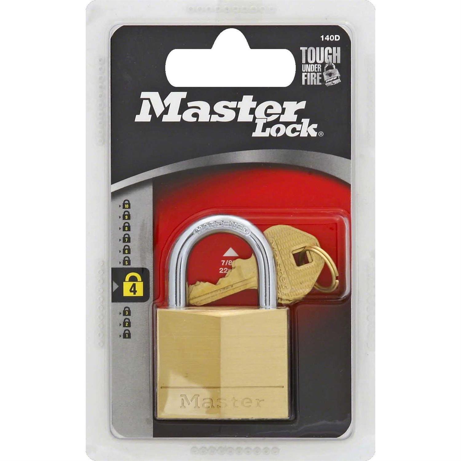 Master Lock Brass Padlock - Image 5